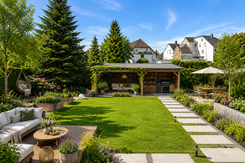 Visualisierung Garten nach Neugestaltung - 