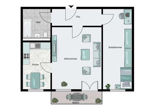 Grundriss - Altbauperle im Szenekiez – Kapitalanlage mit Charme