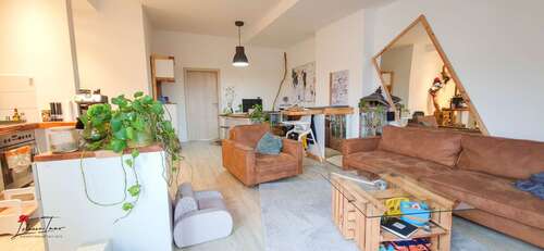 Wohnzimmer-Küche - Dachgeschoßwohnung mit 60,00 m² in Berlin zum Kaufen