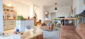 Wohnzimmer-Küche - 2 Zimmer Dachgeschoßwohnung in Berlin