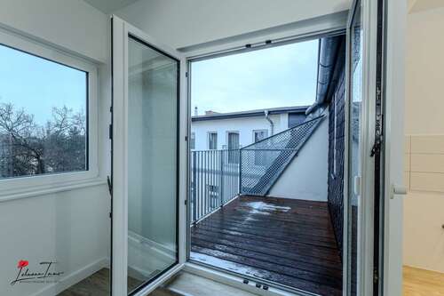 Wohnzimmer/Küche (Balkon) - 