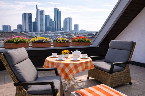 Foto - Luxuriöse 3-Zimmer Penthouse Wohnung im Westend Frankfurt