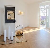 Traumwohnung mit Balkon, Kamin und Einbauküche in Naunhof