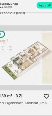 Foto - 3-Zi.-EG-Wohnung mit 2 Terrassen und eine Einbauküche