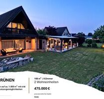 Zuhause im Grünen: Familienhaus auf ca. 1.000 m² mit Winterlounge & 2 Wohneinheiten - Oelde