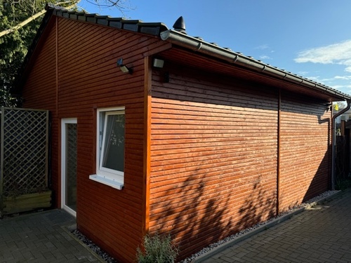 Aussenansicht Holzhaus - 