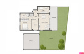 Grundriss - 3 Zimmer 3- Zimmerwohnung in Ebersbach an der Fils