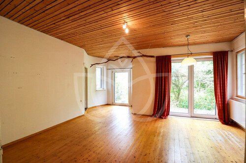 EG - Zimmer 2 Wohnbereich mit Zugang Terrasse - 
