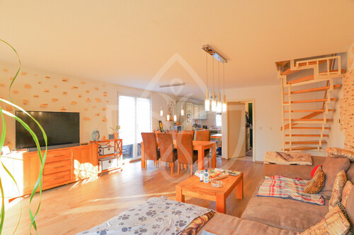 EG - offener Wohnbereich mit Küche - Doppelhaushälfte mit 107,00 m&sup2; in Fürstenwalde/Spree zum Kaufen