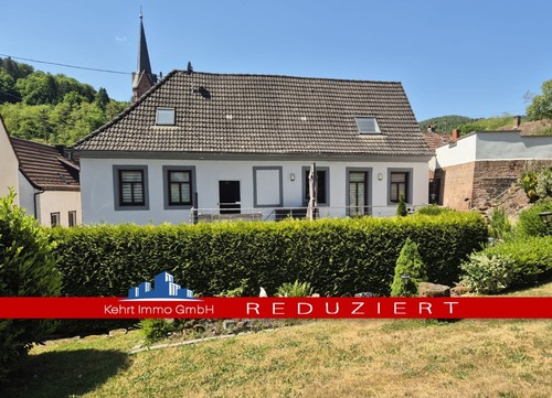 Hausansicht Garten - Kernsaniertes Einfamilienhaus mit modernem Look und traumhaftem Garten in Weidenthal