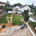 Garten (Blick vom Balkon) - 5 Zimmer Einfamilienhaus in Lambsheim