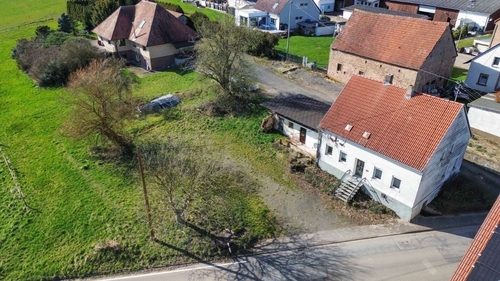 Hausansicht Eingang - Grundstück in Heiligenmoschel