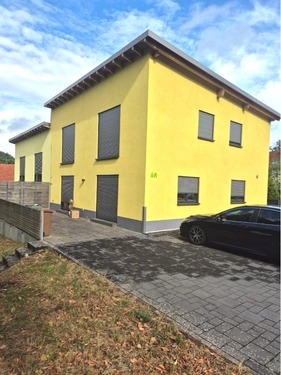 Außenansicht - Zeitgemäße DHH mit Pultdach, Wärmepumpe & Terrasse – Attraktive Anlagechance in Wartenberg-Rohrbach