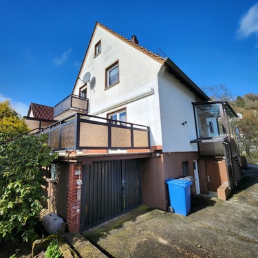 Ansicht Terrasse und Unterbau - Einfamilienhaus mit 112,00 m&sup2; in Thaileisweiler-Fröschen zum Kaufen