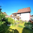 Rückansicht mit Garten - 6 Zimmer Einfamilienhaus in Schopp
