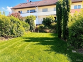 Außenansicht mit Garten - (KI generiert) - 7 Zimmer Mehrfamilienhaus, Wohnhaus zum Kaufen in Mannheim
