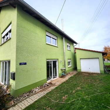 Gartenseite - 3 Zimmer Erdgeschoßwohnung zum Kaufen in Heiligenmoschel