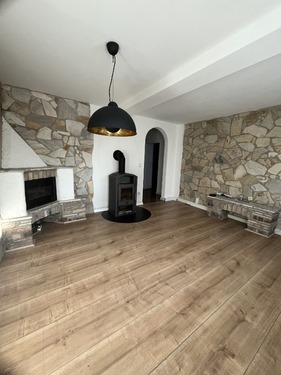 Wohnzimmer mit Kamin - 