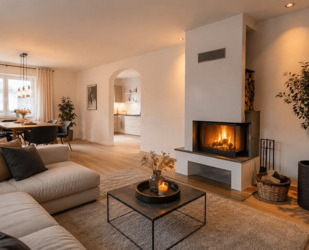 Großzügige 2-Zimmer-Erdgeschosswohnung in Battweiler mit Kamin