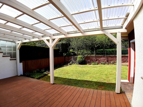 Terrasseblick Garten - 