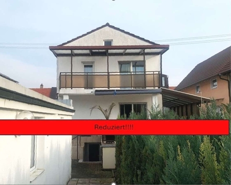 Hausansicht - 3 Zimmer Doppelhaushälfte in Ludwigshafen am Rhein
