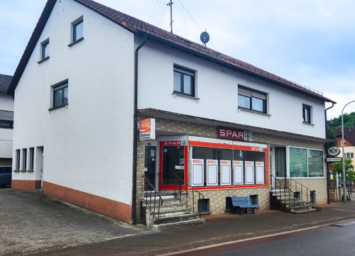Vorderansicht - Wohn- und Geschäftshaus mit CaféLadenfläche und zwei Wohneinheiten in Steinbach am Glan
