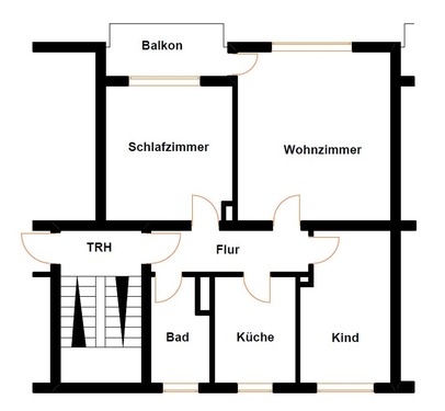 Aufteilung - Etagenwohnung mit 64,00 m² in Kaiserslautern zum Kaufen