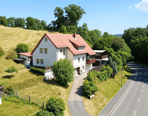 Außenansicht - Charmantes Zweifamilienhaus mit Einliegerwohnung und traumhaftem Garten in Heppenheim