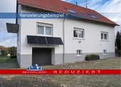 Frontansicht - Familien- und Tierparadies mit Weitblick – Modernisiertes 1–2-Familienhaus auf großem Grundstück