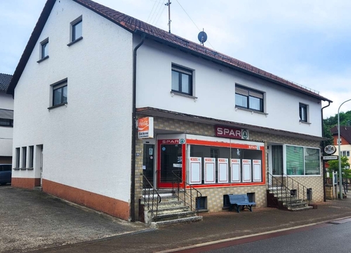 Vorderansicht - Wohn- und Geschäftshaus mit CaféLadenfläche und zwei Wohneinheiten in Steinbach am Glan