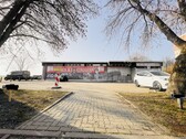 Blick in Richtung Gewerbehalle - 6 Zimmer Laden, Geschäft, Verkaufsfläche zum Kaufen in Rüdersdorf bei Berlin