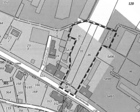 Flurkarte - Einzeichnung - Grenzen - 