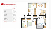Grundriss der Wohnung - 