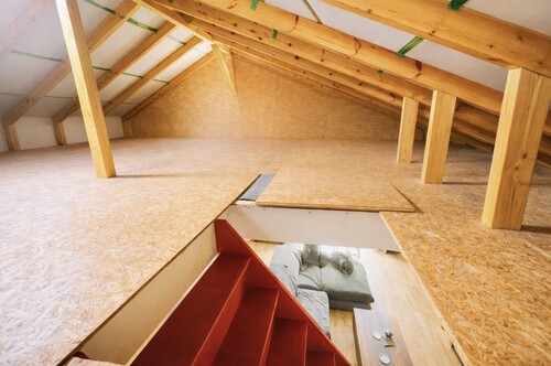 Dachbodenbereich - 