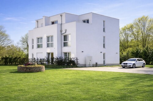 Neubau-Seitenansicht - Mehrfamilienhaus, Wohnhaus in Briesen (Mark)