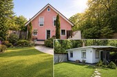 2 Immobilien auf ein Grundstück - 2 Häuser für 1 Preis auf 1.071 qm –EFH inkl. Bungalow, Terrassen & Wellnessbereich, Nähe-Oranienburg
