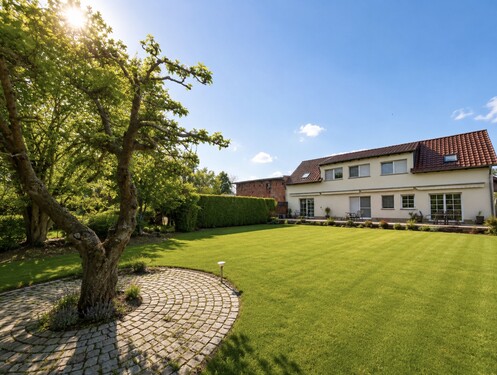 Gartenbereich - Hotel, Pension, Gasthof in Neulewin zum Kaufen