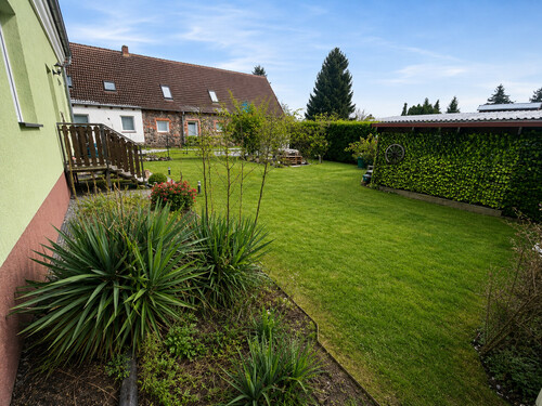 Gartenbereich - Zweifamilienhaus mit 125,00 m&sup2; in Altglietzen / Steinbeck zum Kaufen