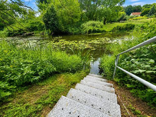 Bild in Richtung Wasserzugang - 
