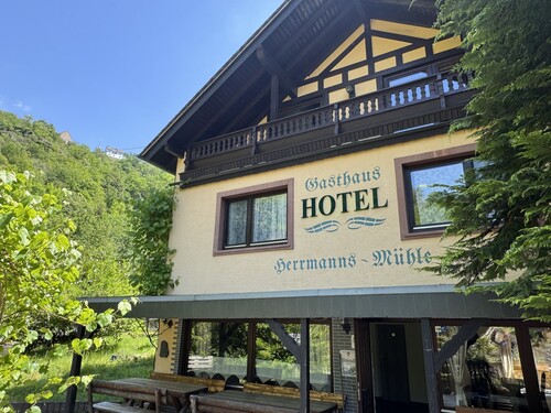 Eingangsbereich Restaurant - 10 Zimmer Hotel, Pension, Gasthof in Sankt Goarshausen