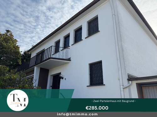 Titelbild - Zwei-Parteienhaus mit Baugrund - 285.000,00&nbsp;EUR Kaufpreis, ca.&nbsp; 118,96&nbsp;m&sup2;&nbsp;Wohnfl&auml;che