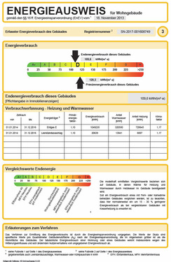 Energieausweis - 