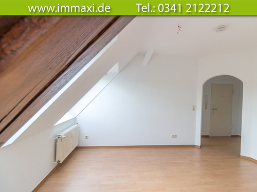 Wohnzimmer Beispiel Referenzwohnung - Dachgeschoßwohnung mit 49,12 m&sup2; in Leipzig zur Miete