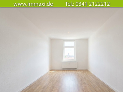 Schlafzimmer - KI-bearbeitete Darstellung - Dachgeschoßwohnung mit 57,66 m&sup2; in Leipzig zur Miete