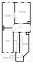 Grundriss - 3 Zimmer Erdgeschoßwohnung zum Kaufen in Leipzig