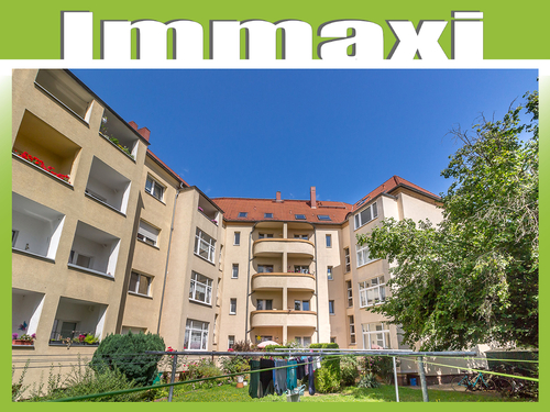 Hausansicht-Rückseite-Anhalter-Straße-24 - ERSTBEZUG NACH SANIERUNG + EUTRITZSCH + 3 RAUM MIT LOGGIA + AB SOFORT