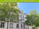 Hausansicht-Straßenseite-(2) - 2 Zimmer Etagenwohnung in Leipzig