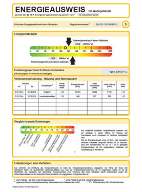 Energieausweis - 