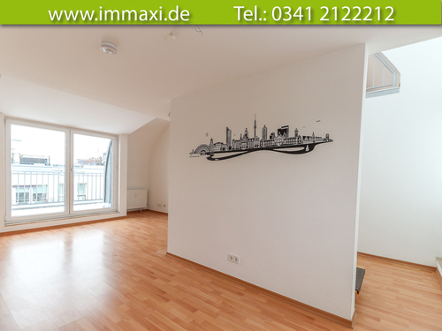 Wohnbereich - 2 Zimmer Maisonettenwohnung zum Kaufen in Leipzig