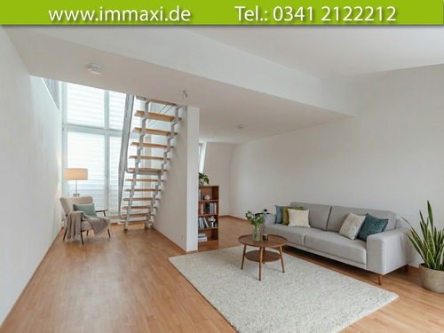 Einrichtungsbeispiel - Maisonettenwohnung mit 78,54 m&sup2; in Leipzig zum Kaufen